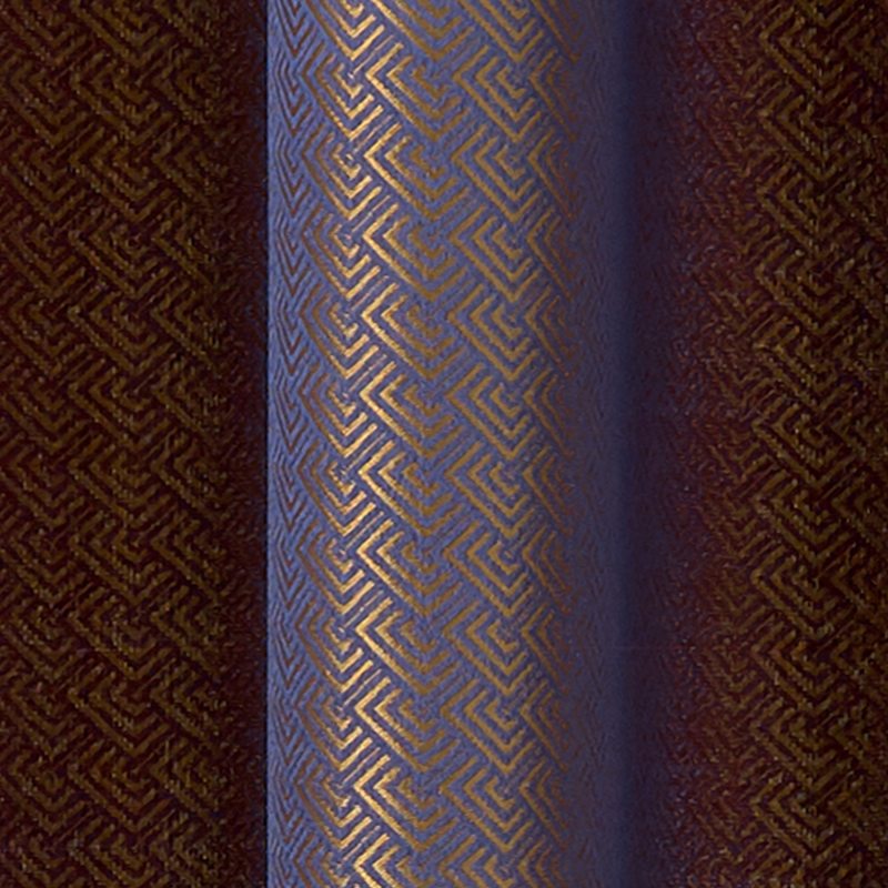 Rideau DIAGONALE coloris or  140 x 240 cm
