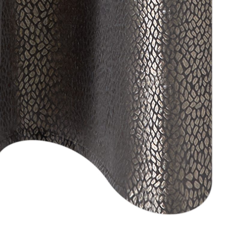 Rideau SULLY coloris gris 135 x 240 cm