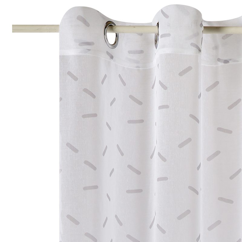 Voilage ZOE coloris blanc 140 x 260 cm
