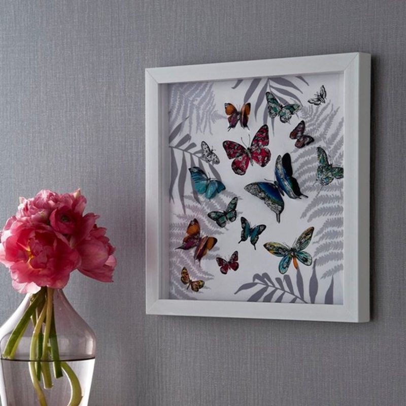 Tableau embelli MYSTICAL FOREST 29 x 29 cm