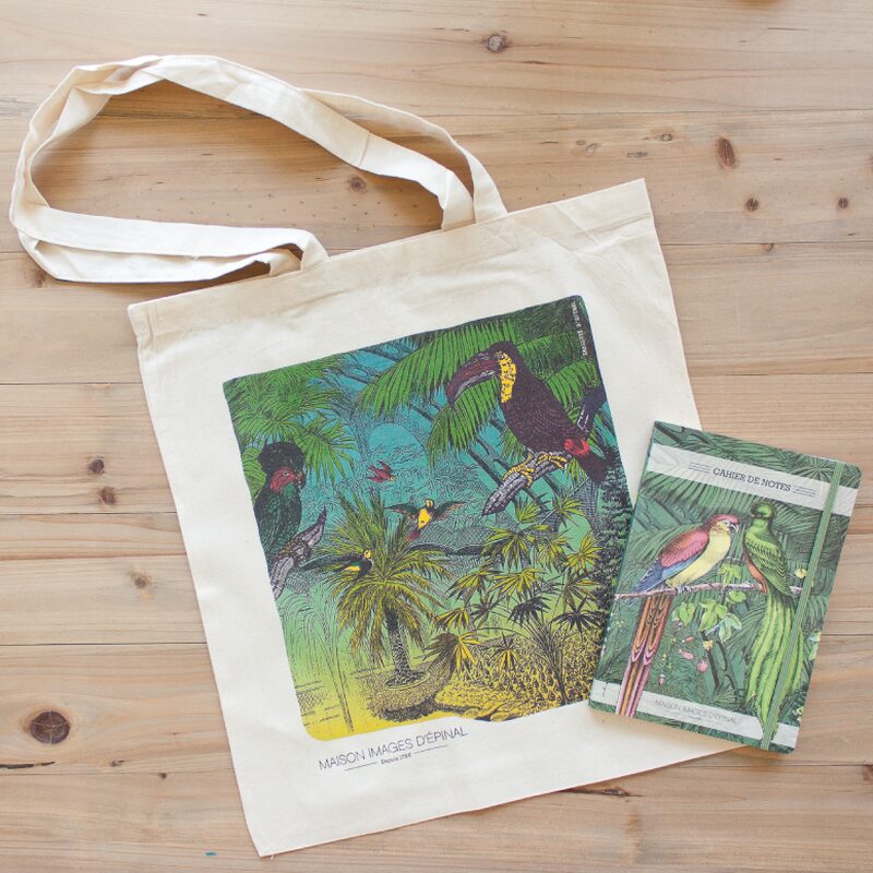 Tote bag FORET VIERGE coloris écru