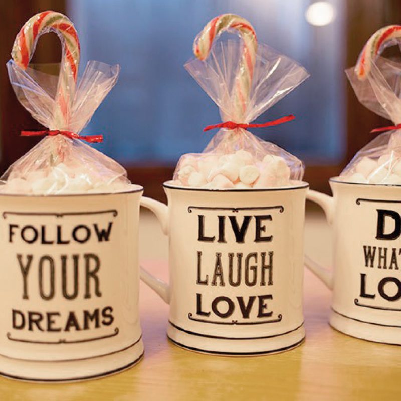 Mug LIVE LAUGH LOVE coloris blanc