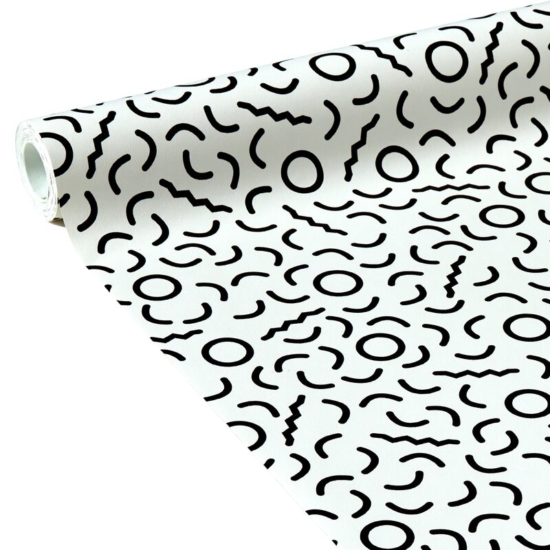 Papier peint intissé KEITH coloris blanc