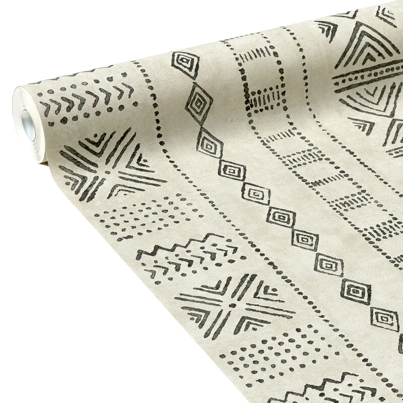 Papier peint intissé NAHEMA coloris beige