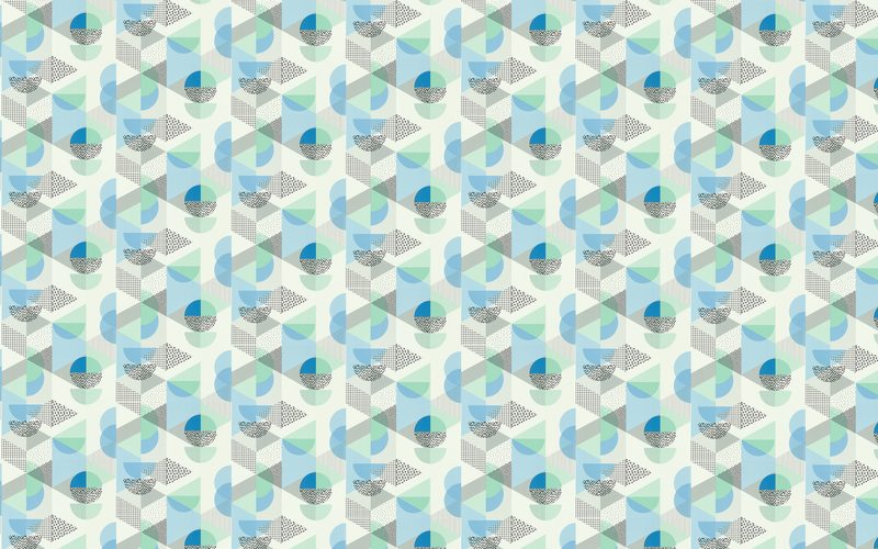 Papier peint intissé MEMPHIS coloris blanc
