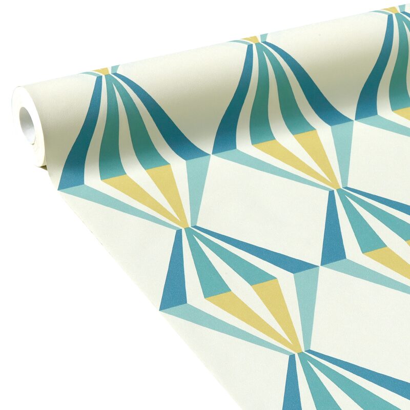 Papier peint intissé ARYA coloris blanc