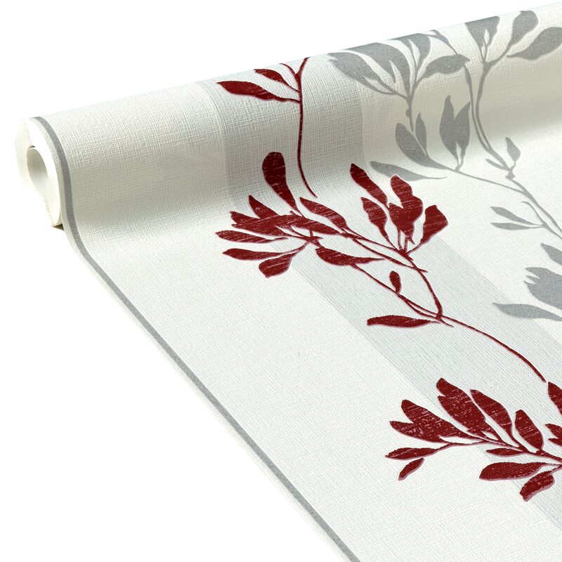 Papier peint intissé SOFIANA coloris blanc