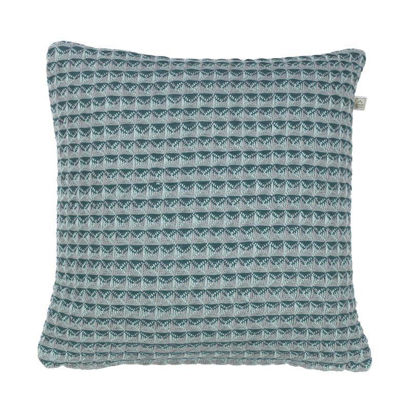 Coussin AINAE coloris vert émeraude 45 x 45 cm