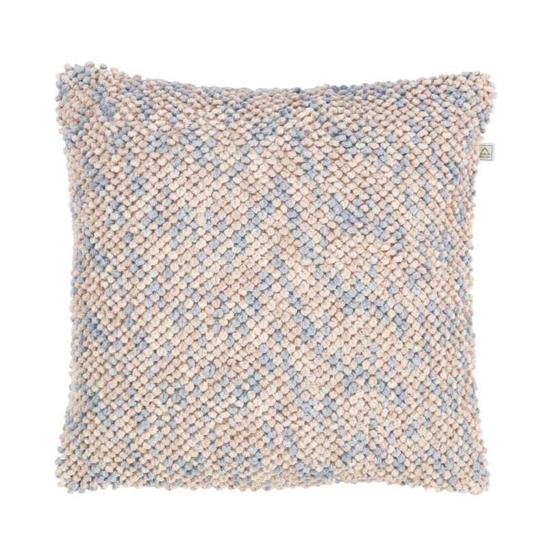 Coussin INSONDA coloris rose pastel 45 x 45 cm