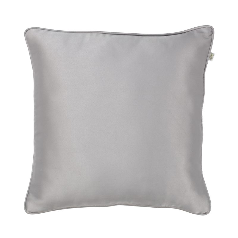 Coussin DOVE coloris gris perle 45 x 45 cm