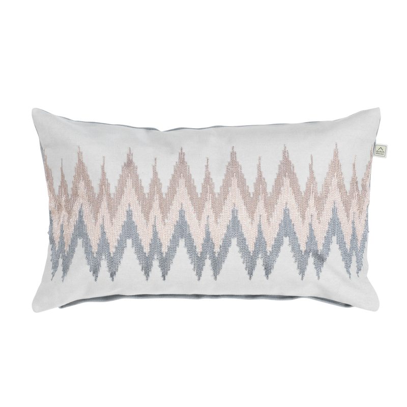 Coussin LEKO coloris blanc 30 x 50 cm