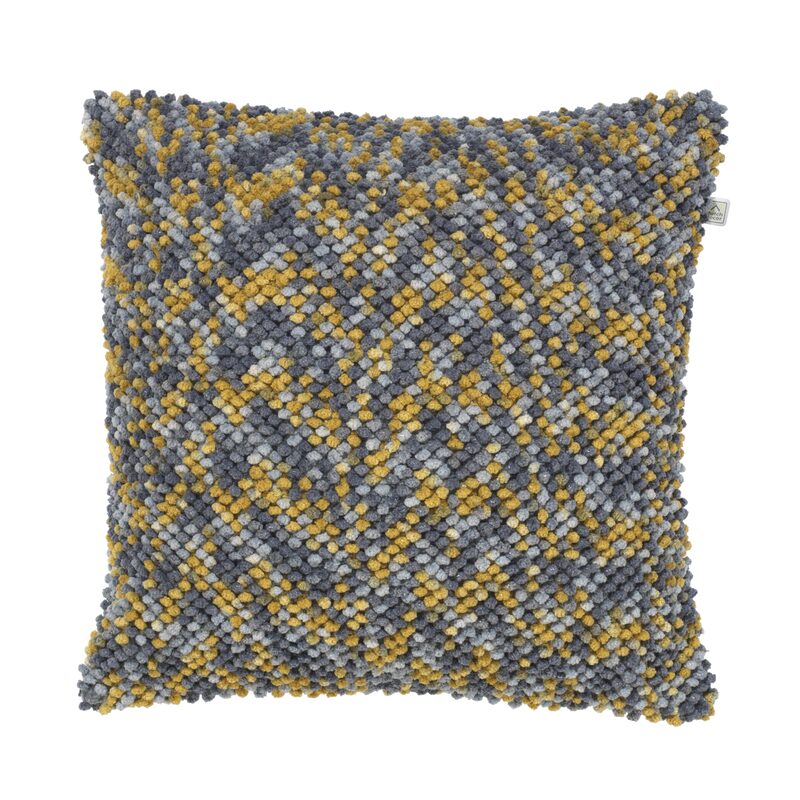 Coussin INSONDA coloris bleu 45 x 45 cm