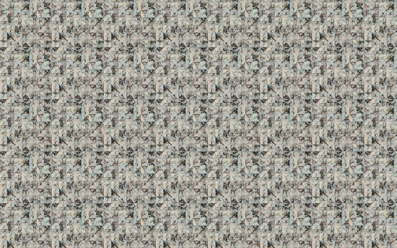 Papier peint intissé MORRIS coloris gris bleuté