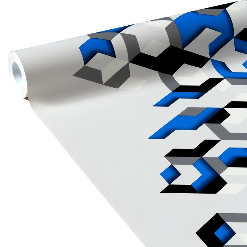 Papier peint intissé WONKY coloris blanc