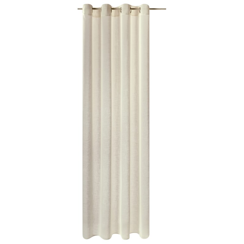 Voilage LASSI coloris blanc 140 x 240 cm