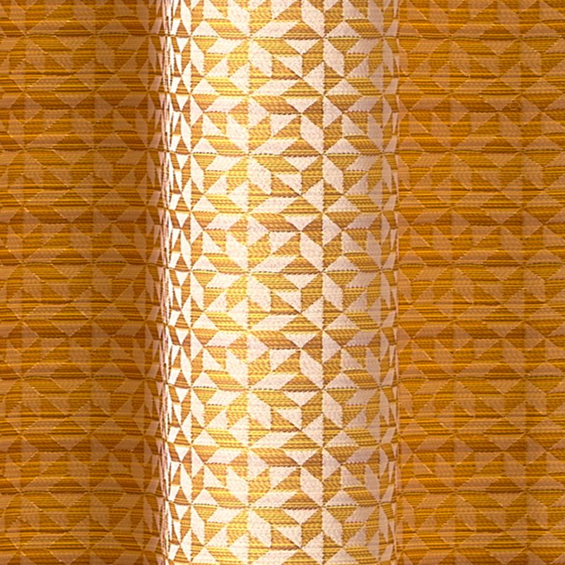 Rideau GEOCITY coloris jaune moutarde 145 x 240 cm