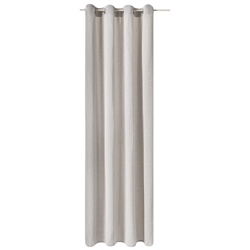Rideau EXALTO coloris gris perle 135 x 240 cm