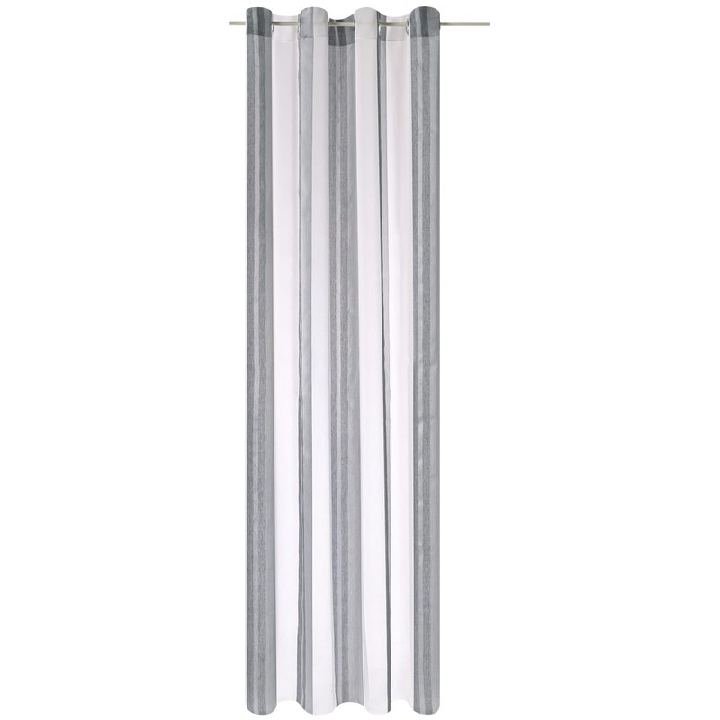 Voilage GALON coloris gris perle 140 x 260 cm