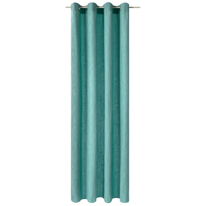 Rideau BARBOUR coloris bleu turquoise 145 x 240 cm