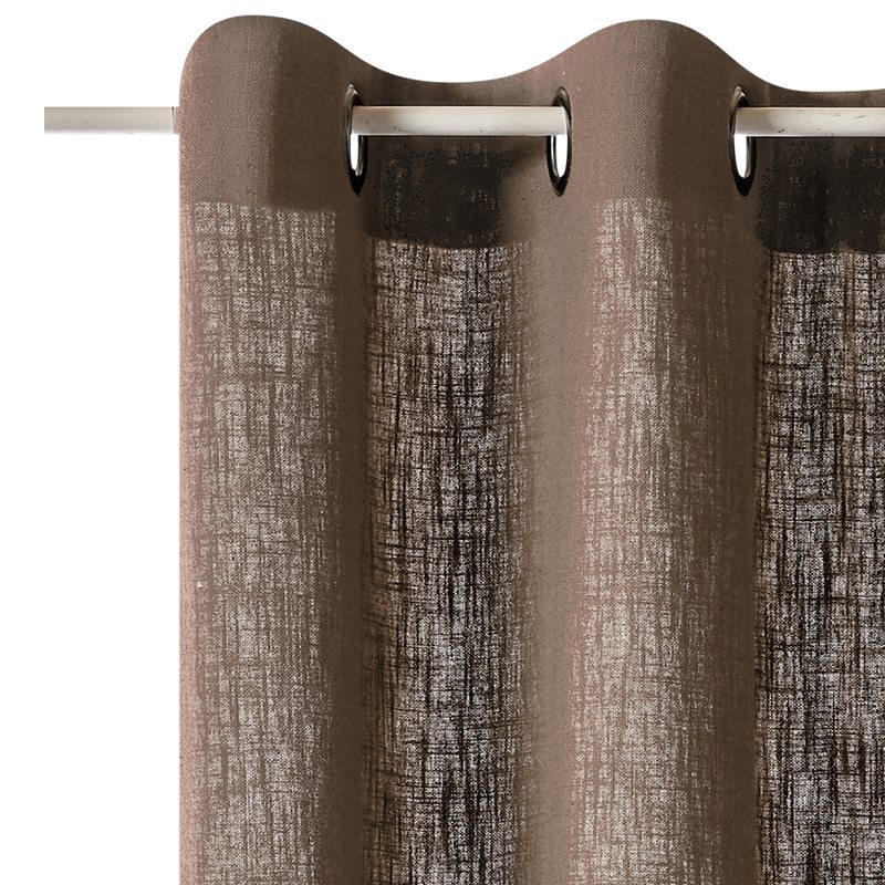 Rideau LINO coloris taupe 135 x 260 cm