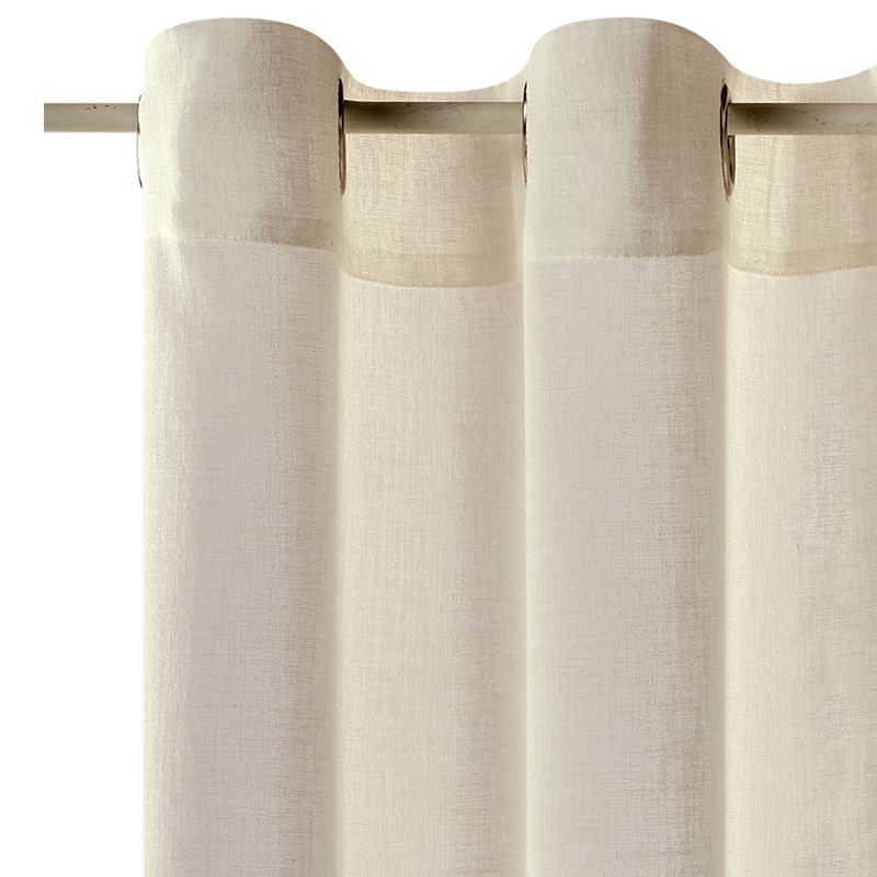 Voilage LASSI coloris blanc 140 x 240 cm
