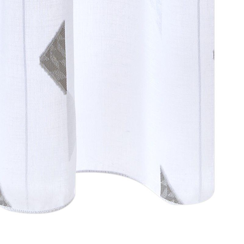 Voilage KEOPS coloris blanc 140 x 260 cm