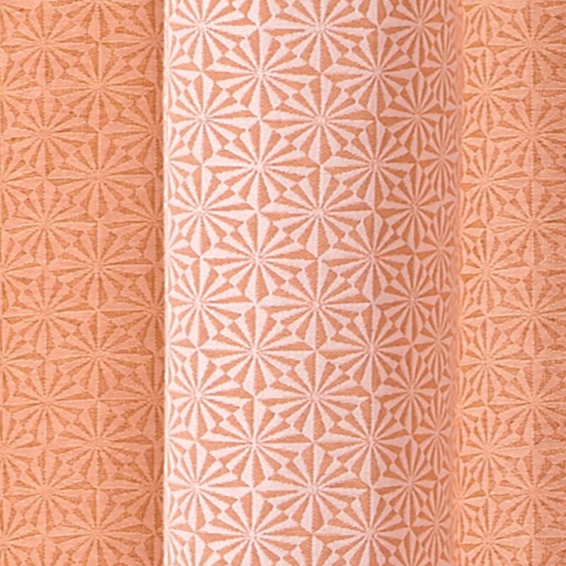 Rideau EXALTO coloris corail 135 x 240 cm