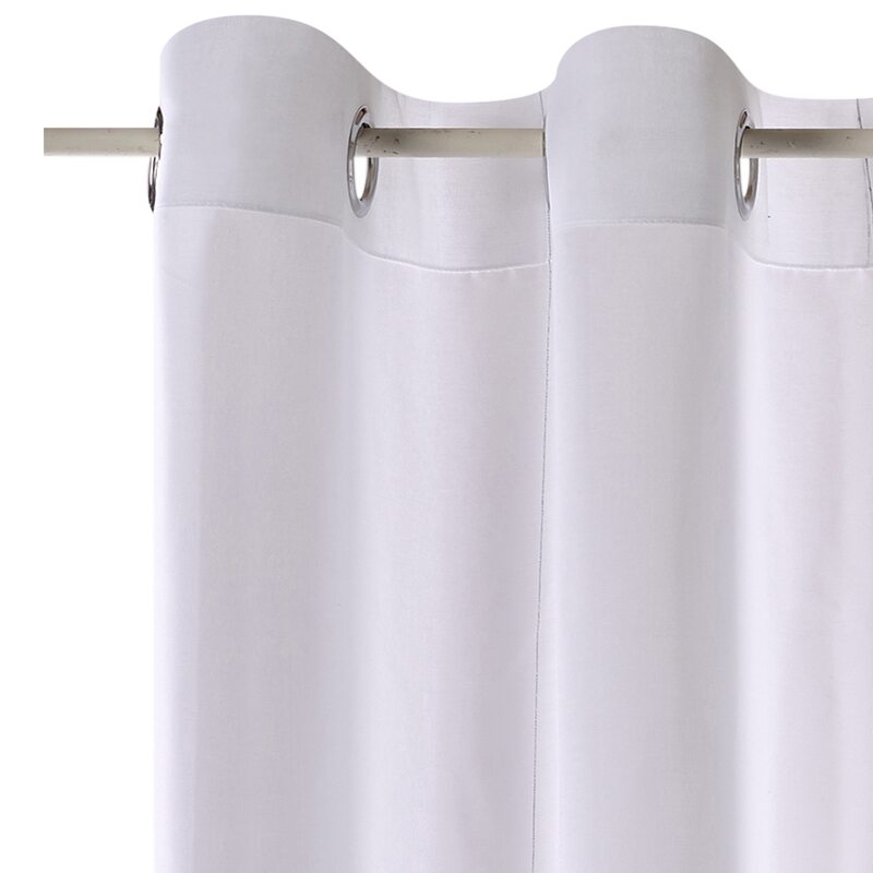 Voilage SIMPLICITY coloris blanc 140 x 260 cm
