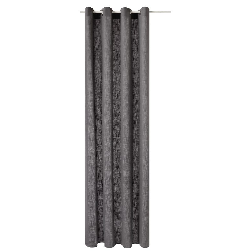 Rideau LINO coloris gris anthracite 135 x 260 cm