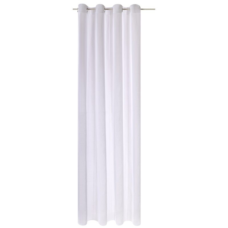 Voilage SIMPLICITY coloris blanc 140 x 260 cm