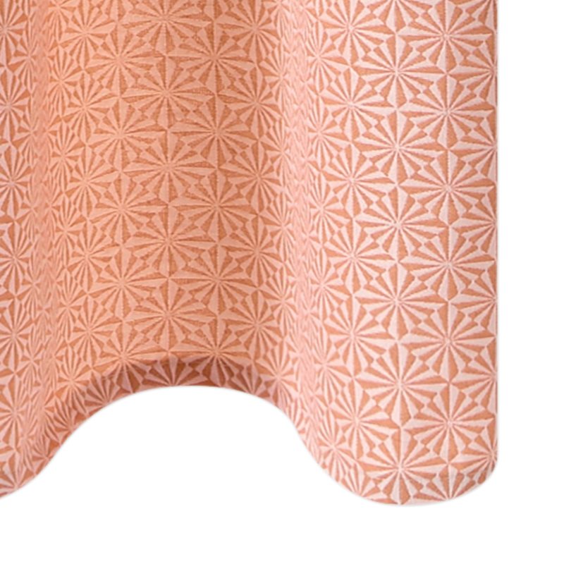 Rideau EXALTO coloris corail 135 x 240 cm