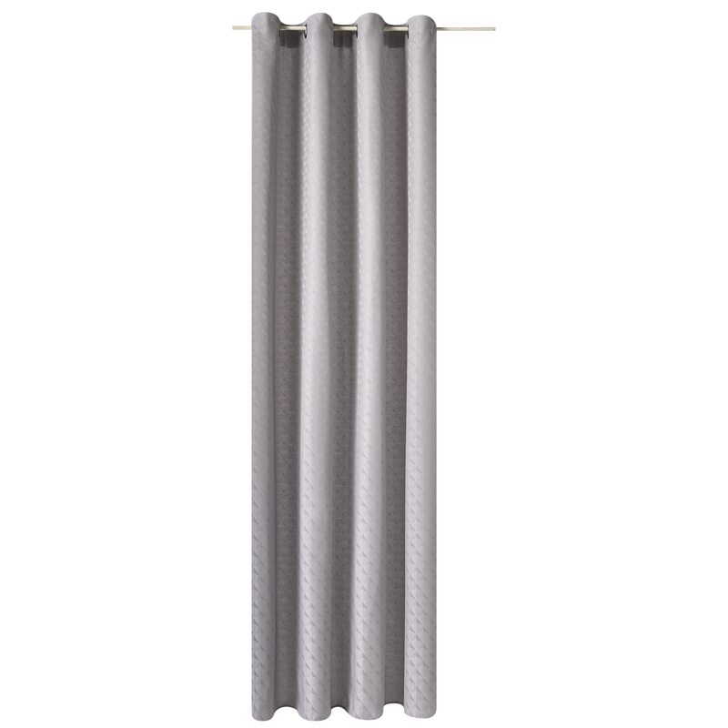 Rideau EVENTAIL coloris gris moyen 140 x 260 cm