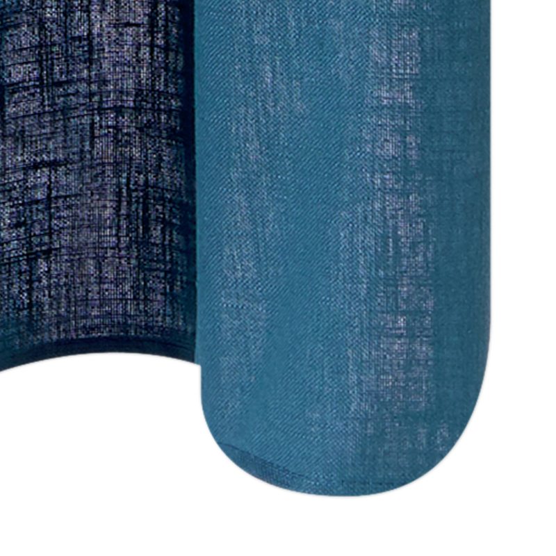 Rideau LINO coloris bleu nuit 135 x 260 cm