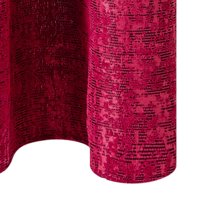 Rideau SIMO coloris rouge 140 x 240 cm