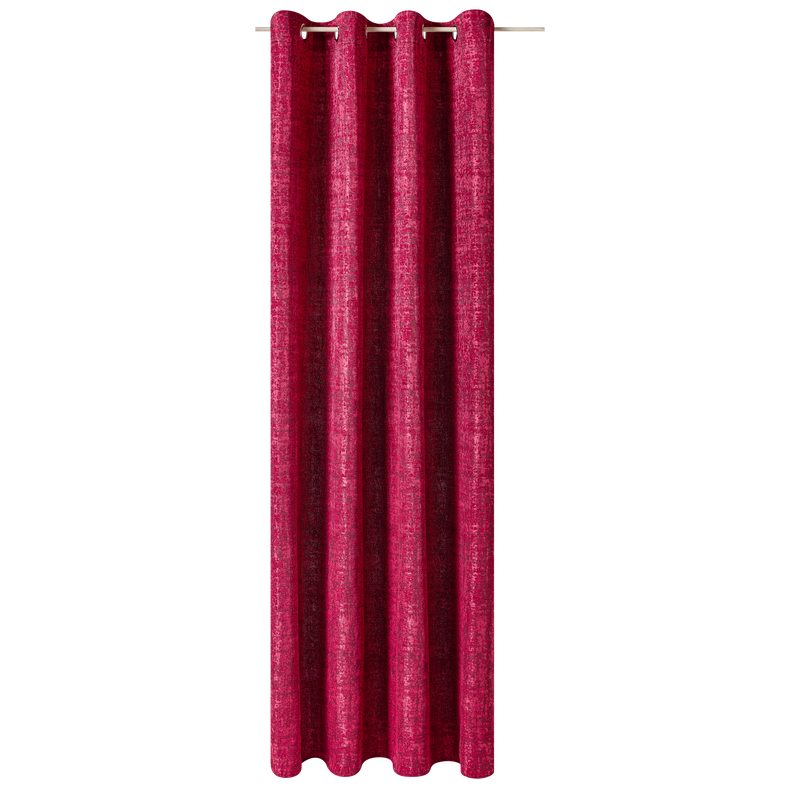 Rideau SIMO coloris rouge 140 x 240 cm