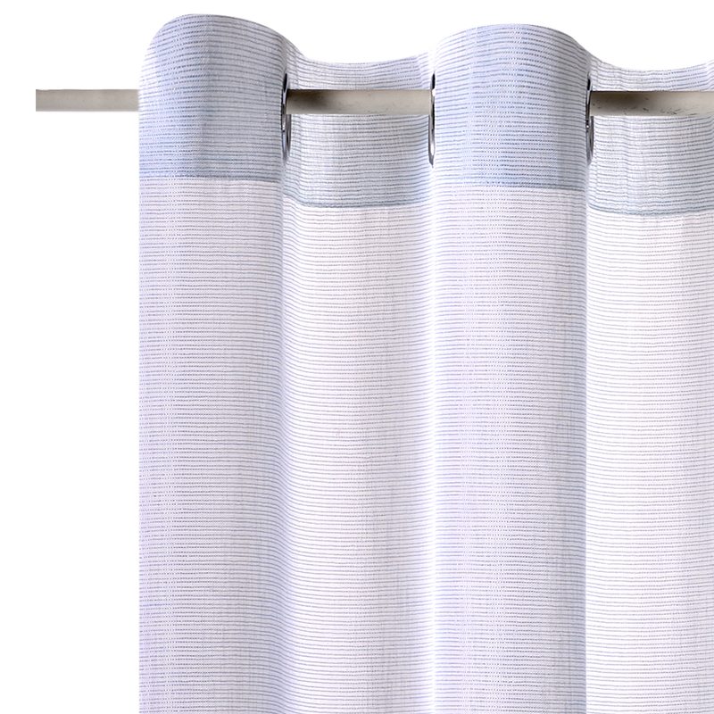 Voilage PETILLE coloris bleu aqua 145 x 240 cm