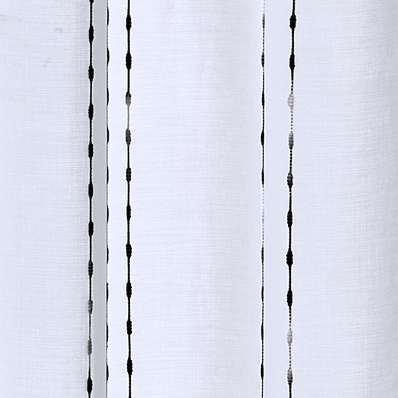 Voilage RAINBOW coloris blanc 140 x 260 cm