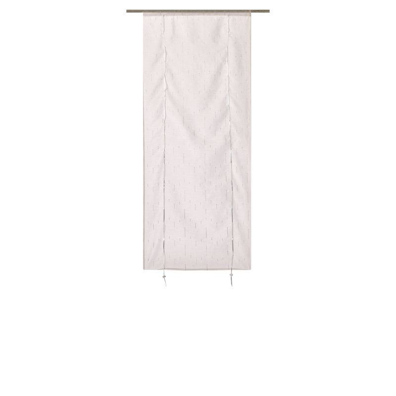 Vitrage FILAMENT coloris ivoire 60 x 140 cm