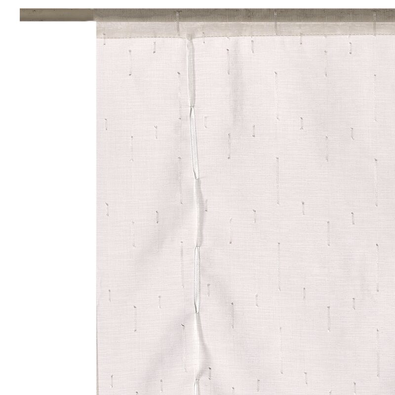 Vitrage FILAMENT coloris ivoire 60 x 140 cm