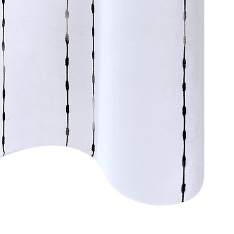 Voilage RAINBOW coloris blanc 140 x 260 cm