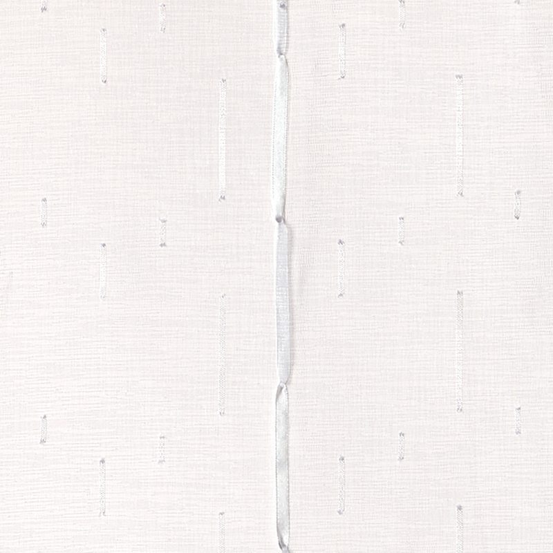 Vitrage FILAMENT coloris blanc 90 x 200 cm