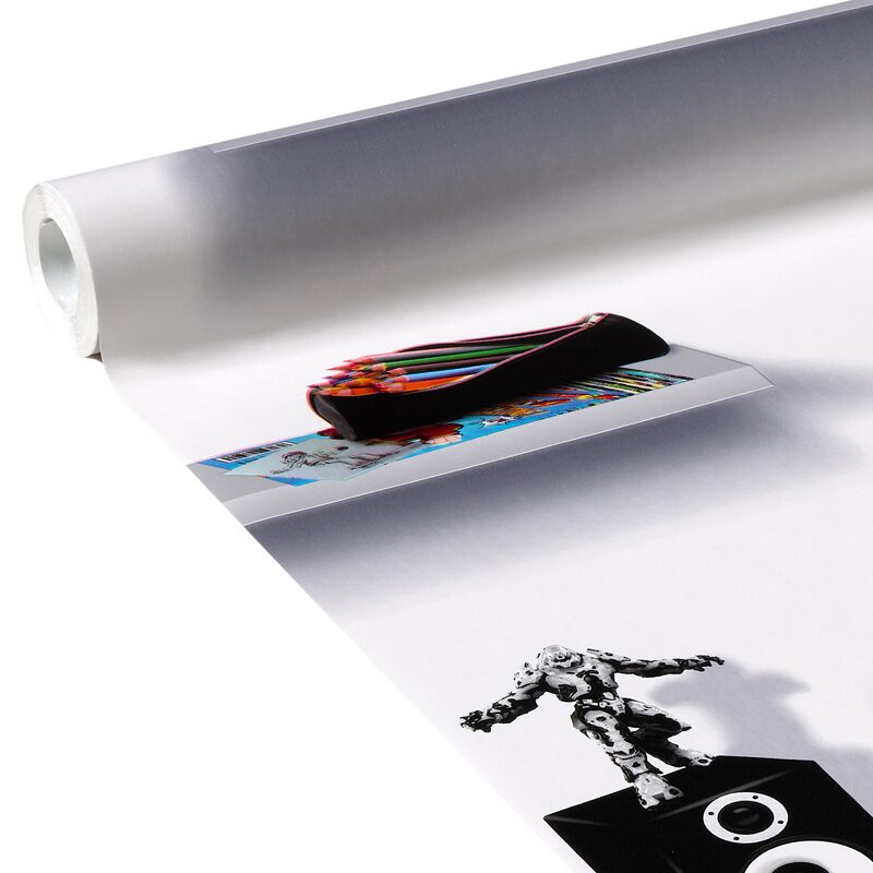 Papier peint intissé FOREVER YOUNG coloris blanc