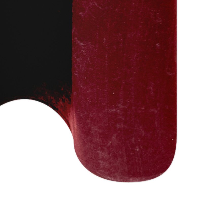 Rideau GRAZIA coloris rouge bordeaux 140 x 240 cm