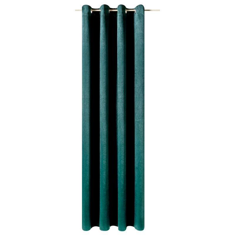 Rideau GRAZIA coloris vert émeraude 140 x 240 cm