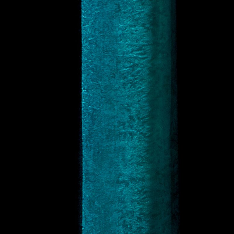 Rideau GRAZIA coloris bleu paon 140 x 240 cm