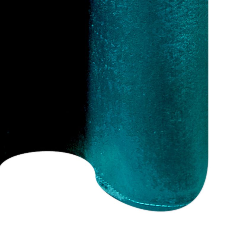 Rideau GRAZIA coloris bleu paon 140 x 240 cm