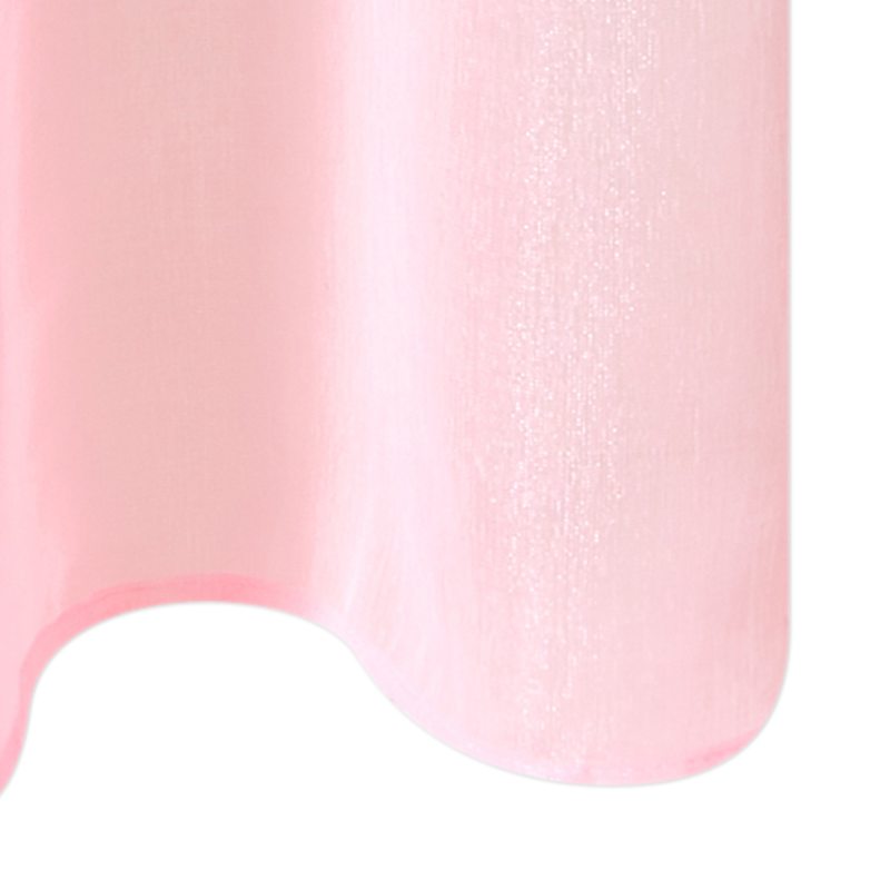 Voilage IRISE coloris rose pastel 140 x 240 cm