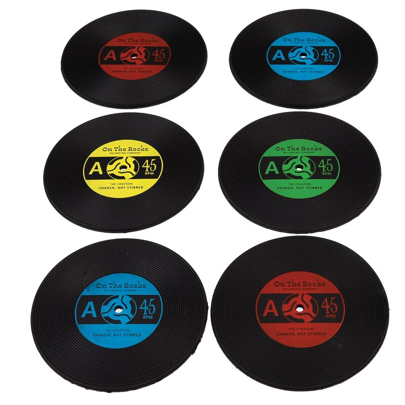 Sous-verre VINYL coloris multicolore