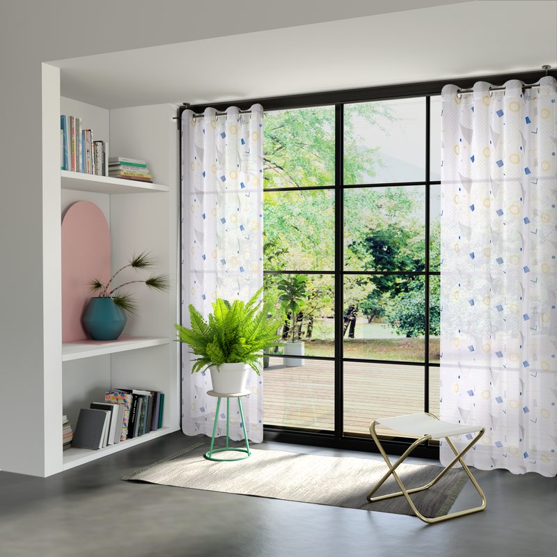 Voilage TIP coloris blanc 140 x 260 cm