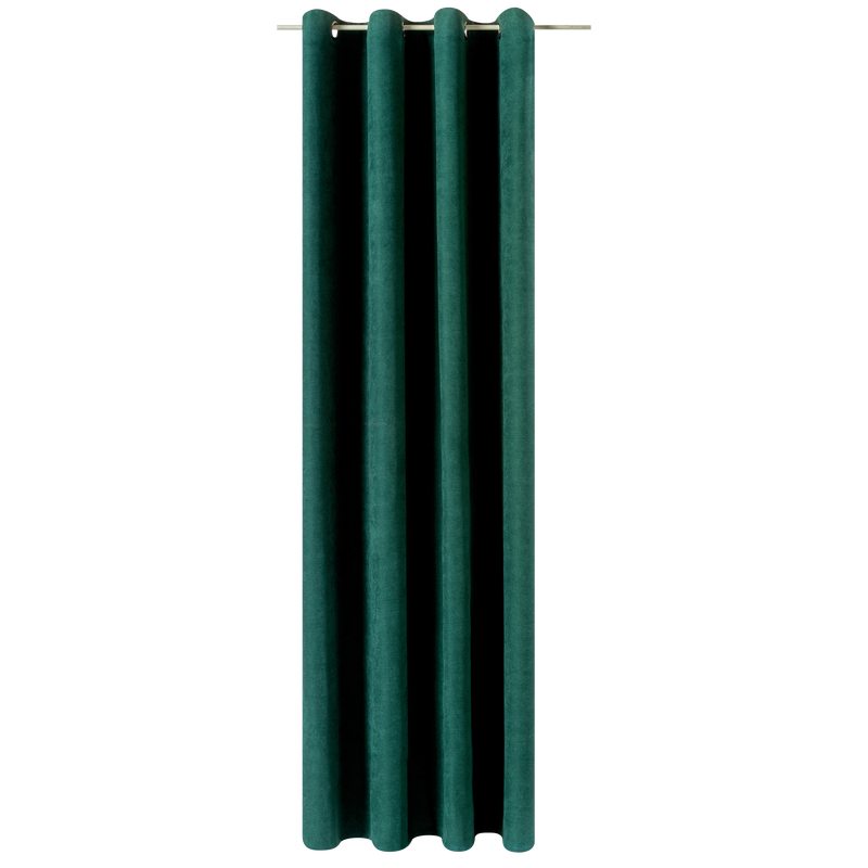 Rideau WALL STREET coloris vert sapin 145 x 260 cm